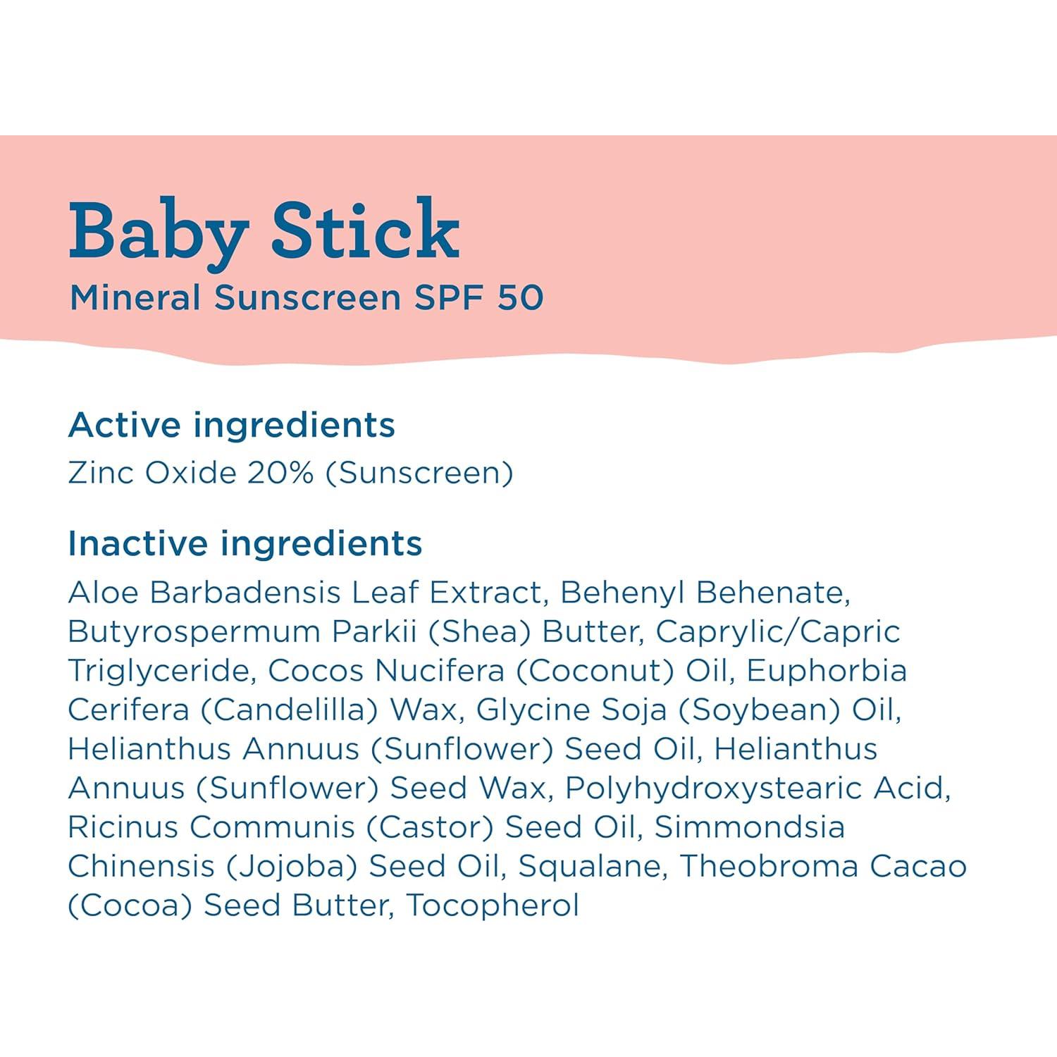 Protector Solar Mineral Blue Lizard Baby SPF 50 en Barra 14.17 g