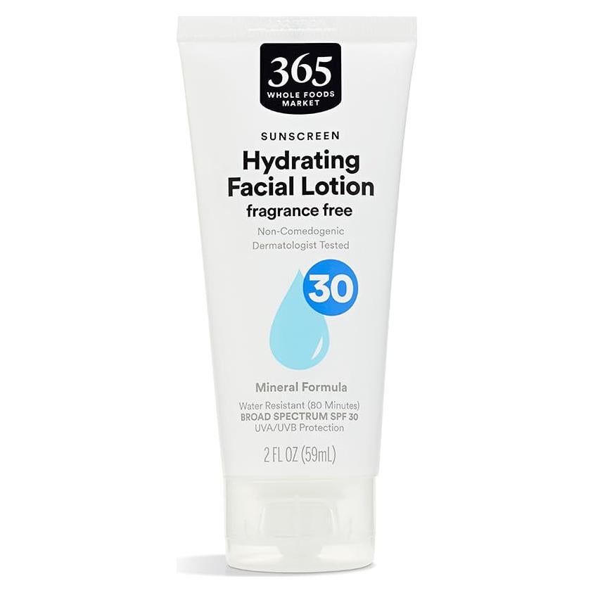 Loción Facial Hidratante Whole Foods SPF 30 59 ml Resistente al Agua