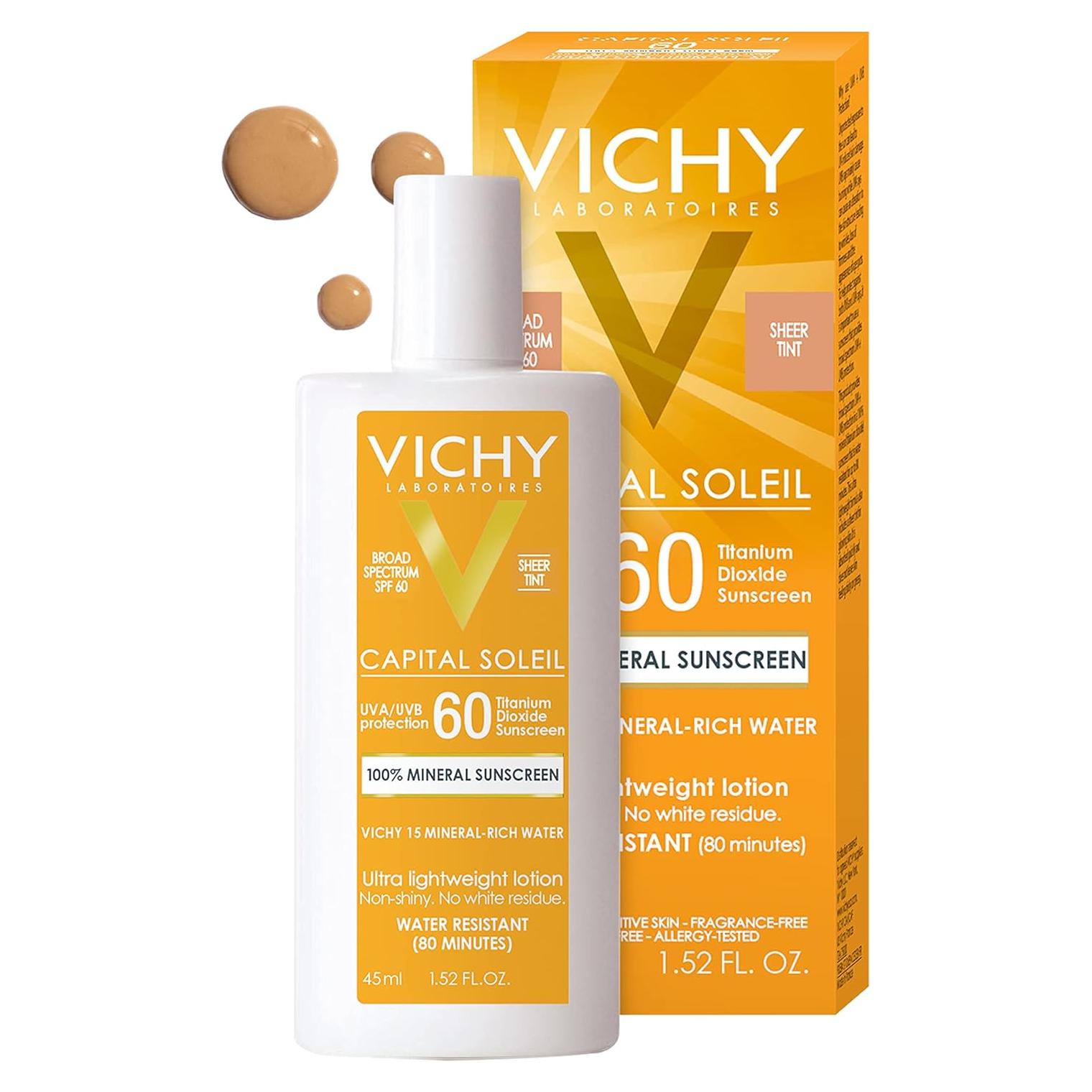 Protector Solar Mineral Vichy Capital Soleil SPF 60 - Tinteado