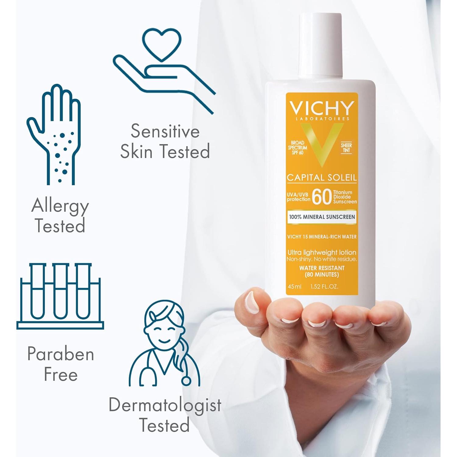 Protector Solar Mineral Vichy Capital Soleil SPF 60 - Tinteado