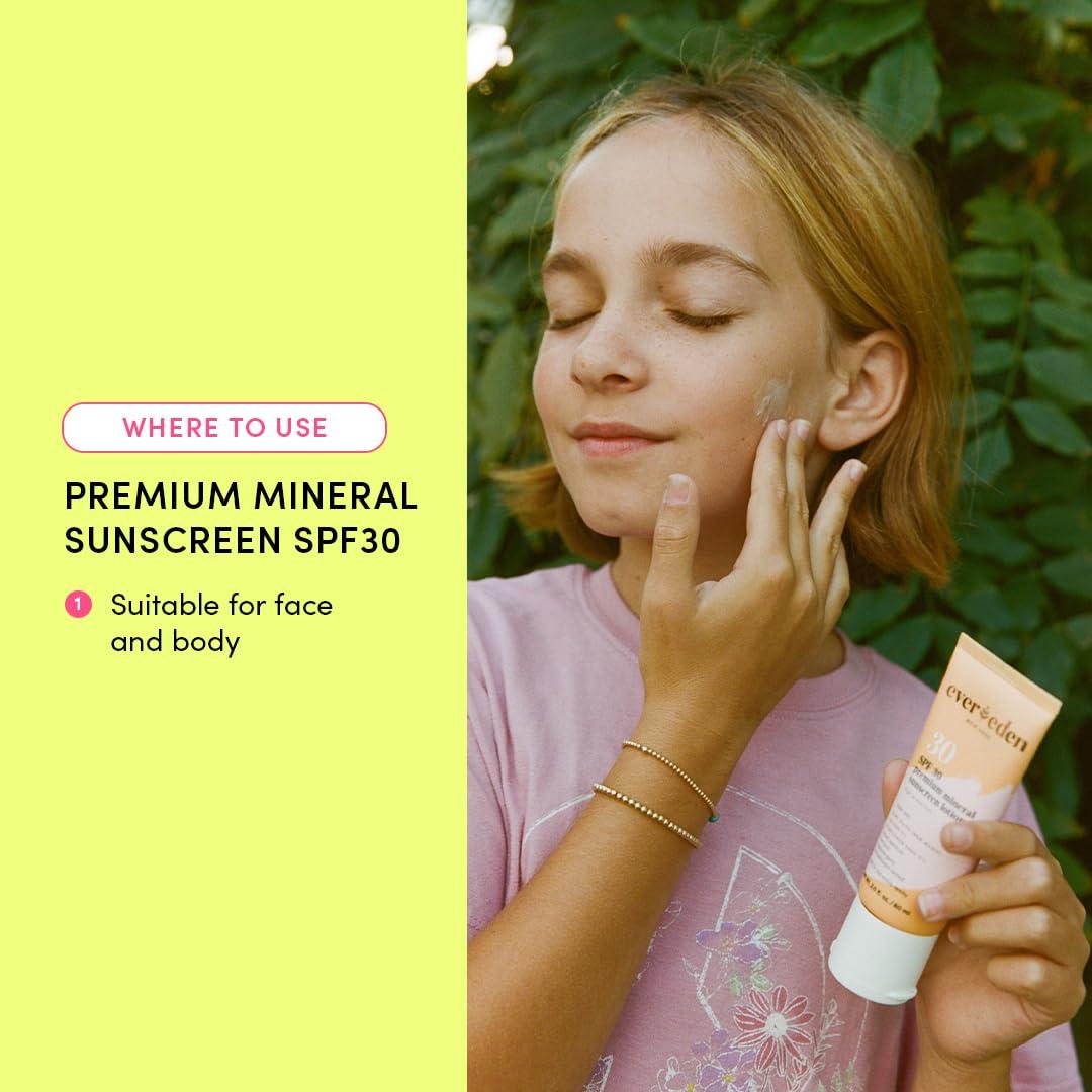 Protector Solar Mineral Evereden SPF 30 para Niños 168g
