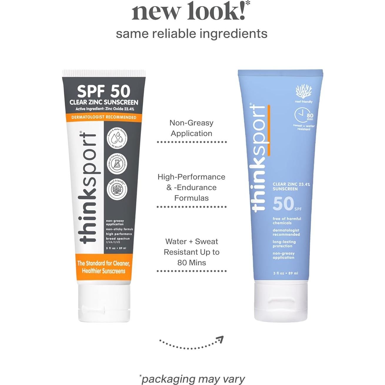 Protector Solar Mineral Thinksport SPF 50 89 ml Resistente al Agua