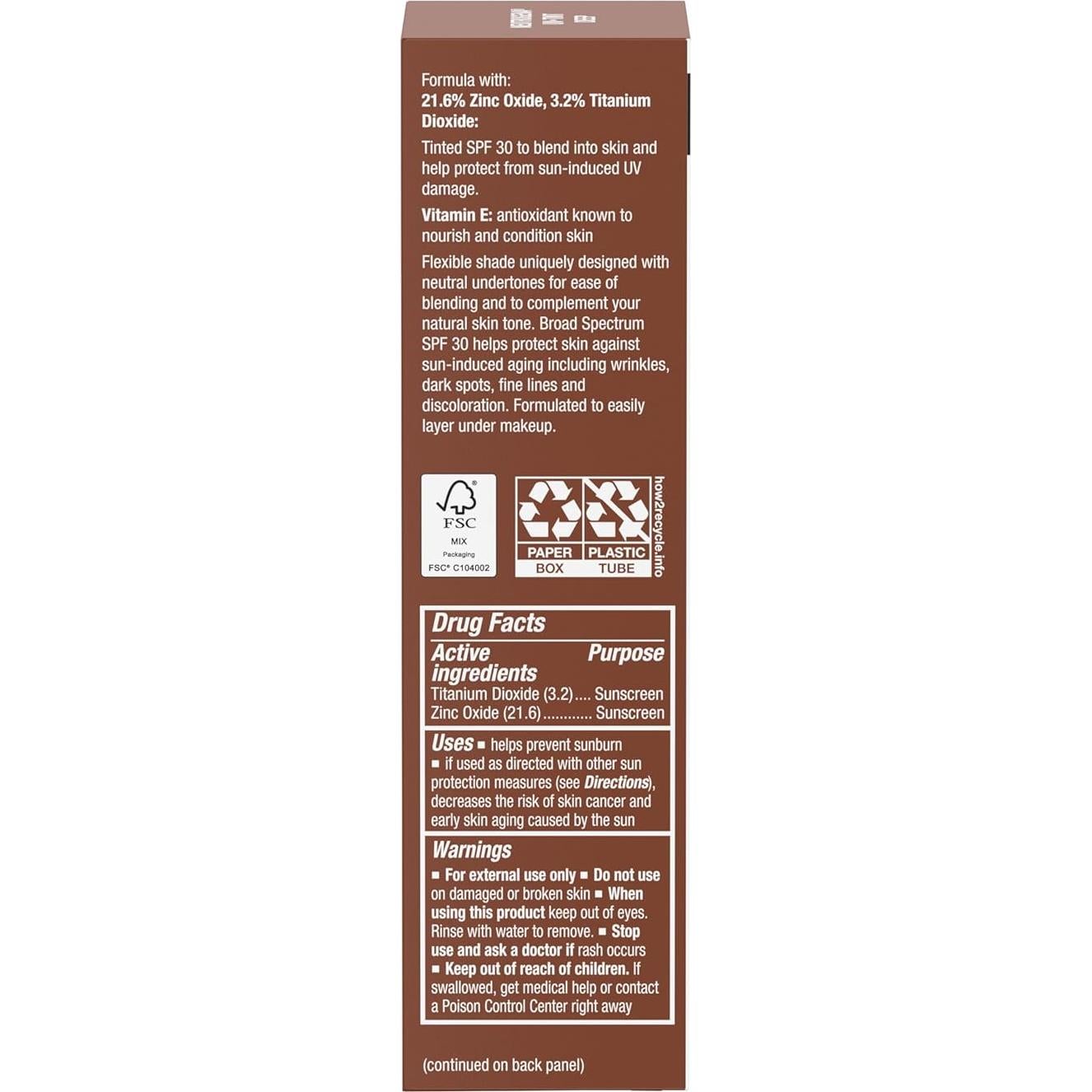 Neutrogena Purescreen+ Protector Solar Tinteado SPF 30 32.5 ml