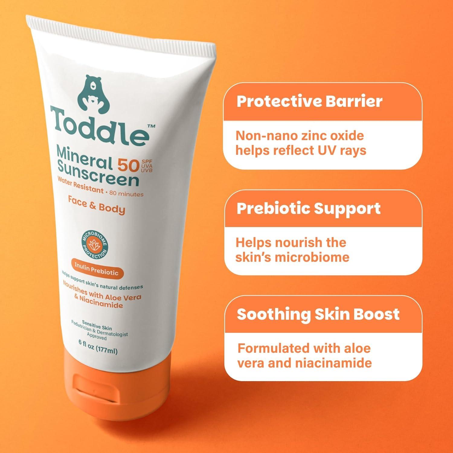 Protector Solar Mineral Toddle SPF 50 Niños 48.19g