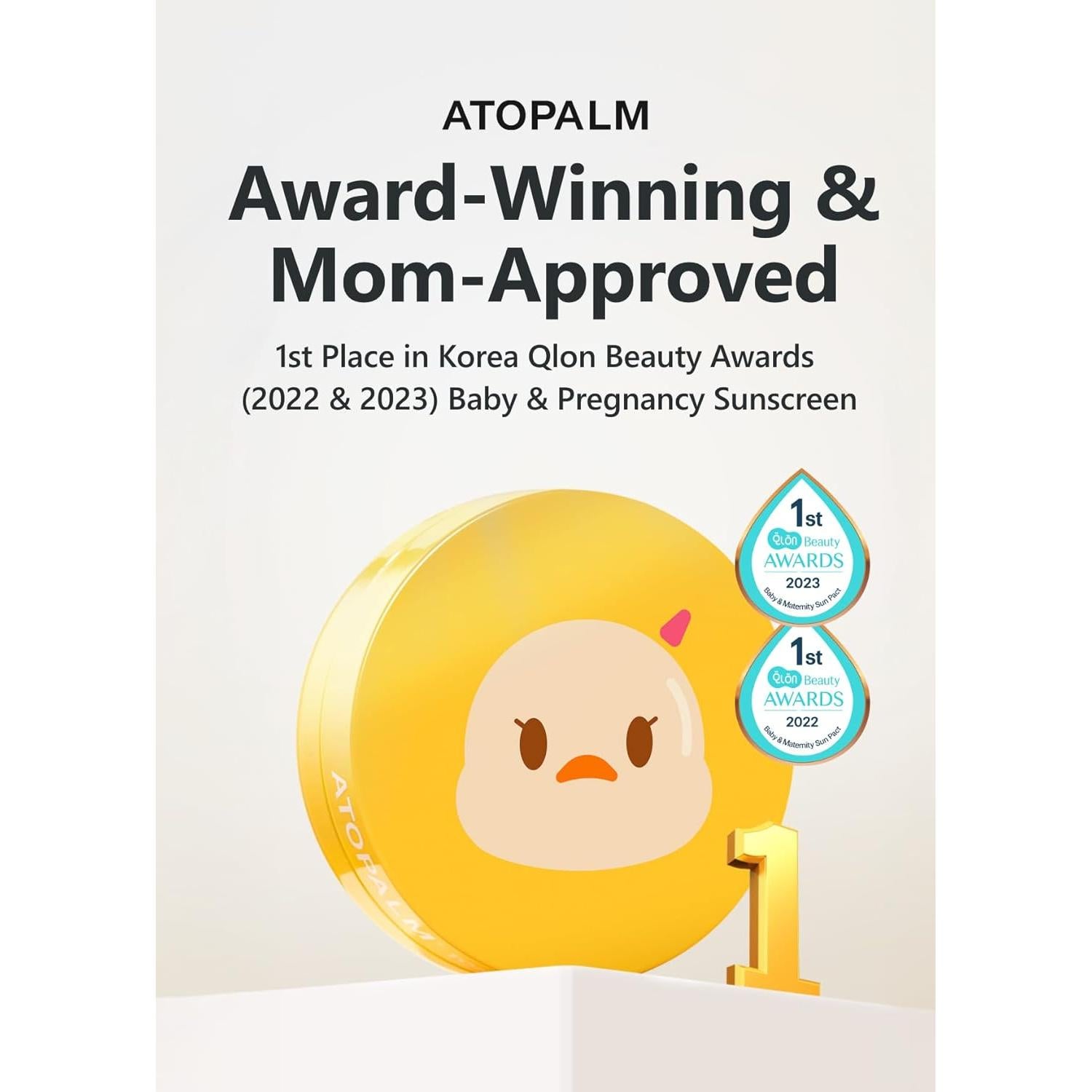 ATOPALM Tok Tok Pacto Solar Facial SPF43 PA+++ 15g
