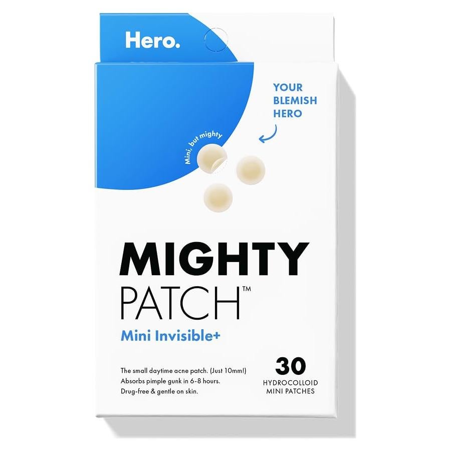 Mighty Patch Mini Invisible+ Parches Hidrocoloides 10mm - 30 Unidades
