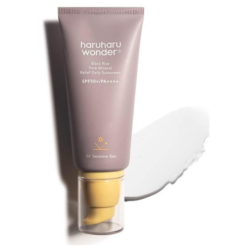 Protector Solar Mineral Haruharu Wonder SPF50+ 50ml Piel Sensible