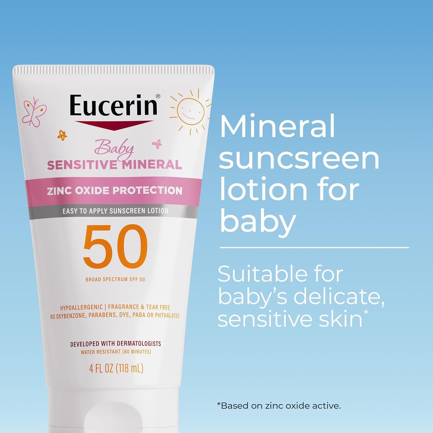 Protector Solar Mineral para Bebés Eucerin SPF 50 - 118 ml