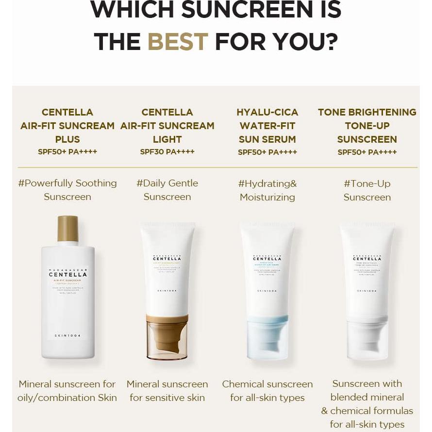 Protector Solar Físico SKIN1004 Madagascar Centella 50ml