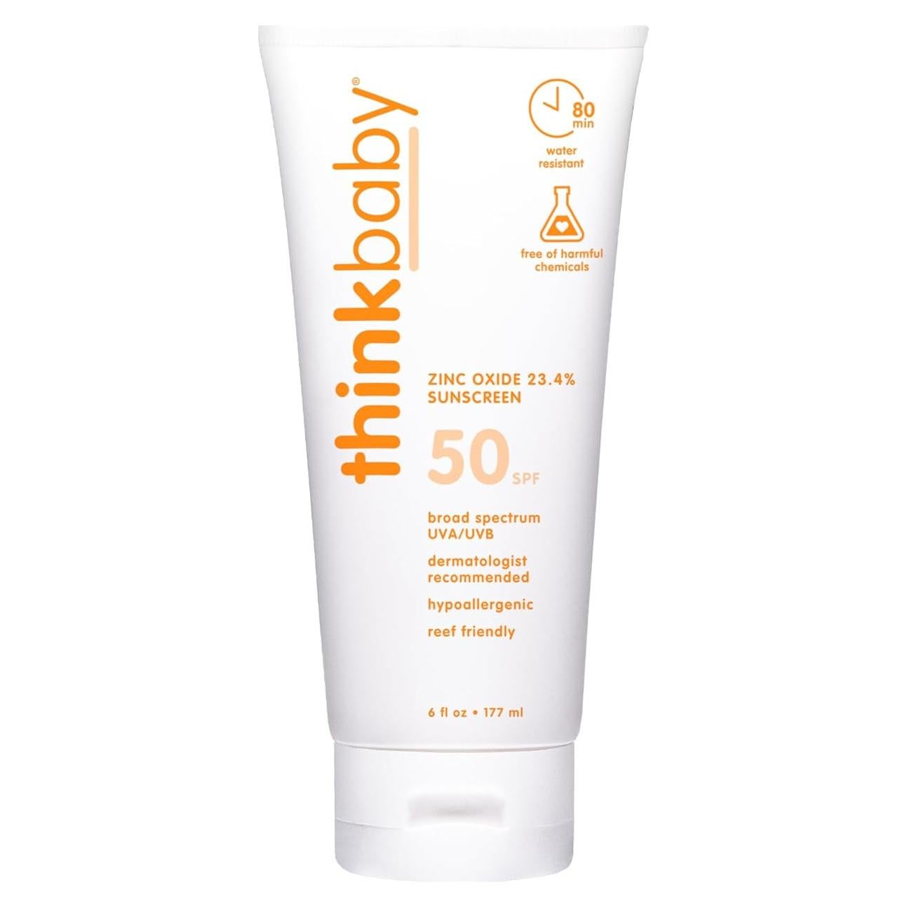 Thinkbaby Protector Solar Mineral SPF 50+ para Bebés 170 g