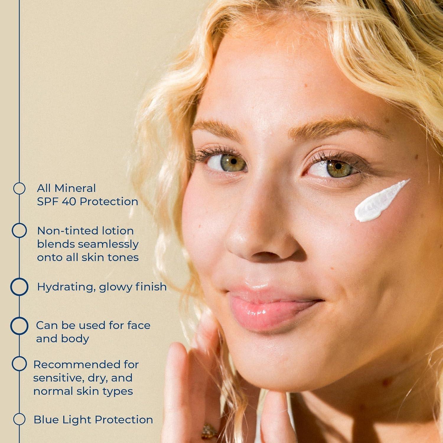 Protector Solar Mineral COTZ SPF 40 100 g para Cuerpo y Cara