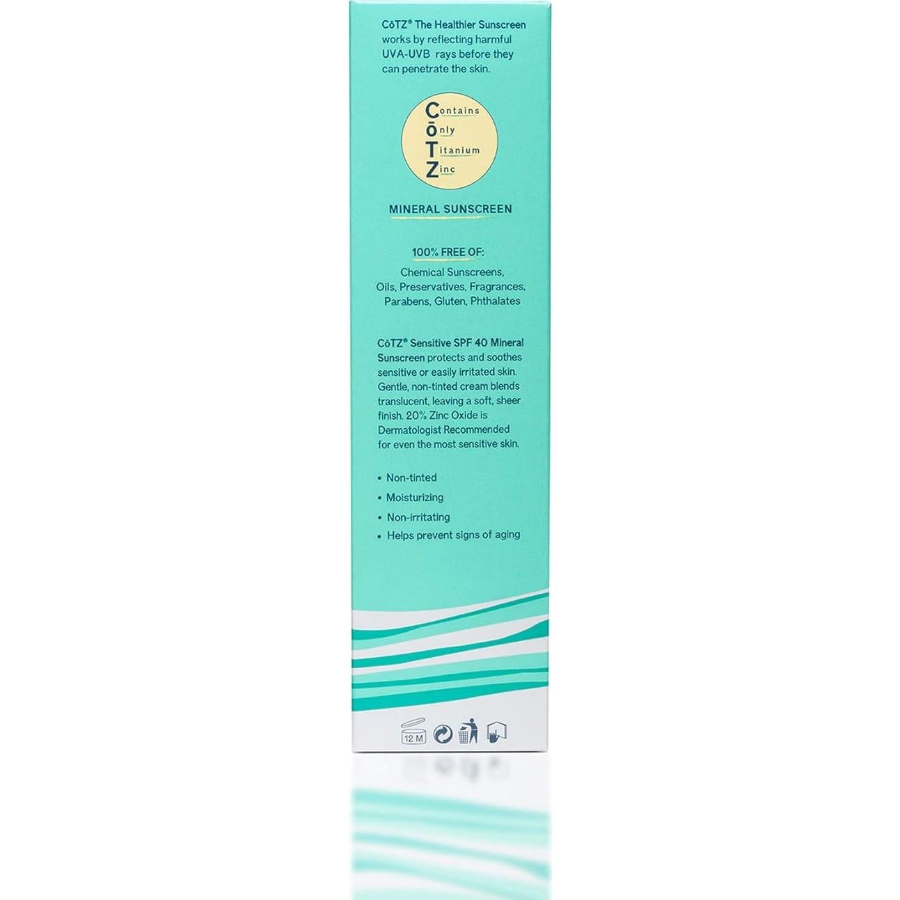 Protector Solar Mineral COTZ SPF 40 100 g para Cuerpo y Cara