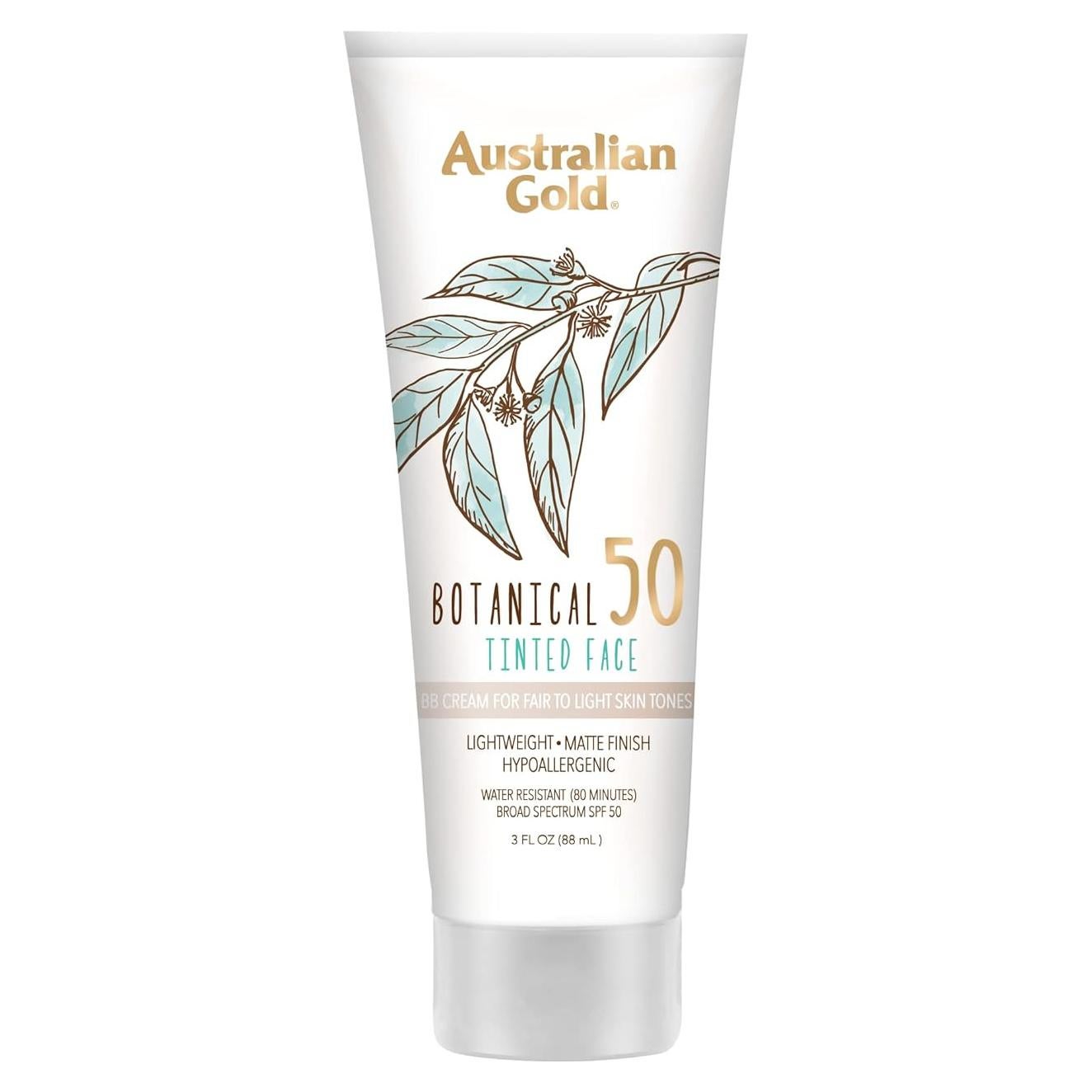 Protector Solar Facial Tinteado SPF 50 Australian Gold 89 ML
