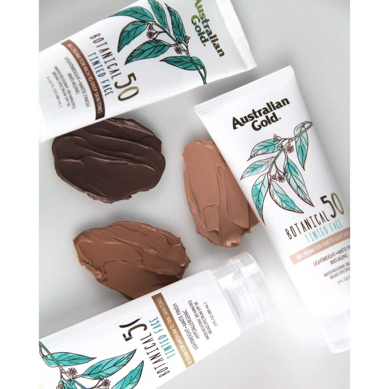 Protector Solar Facial Tinteado SPF 50 Australian Gold 89 ML