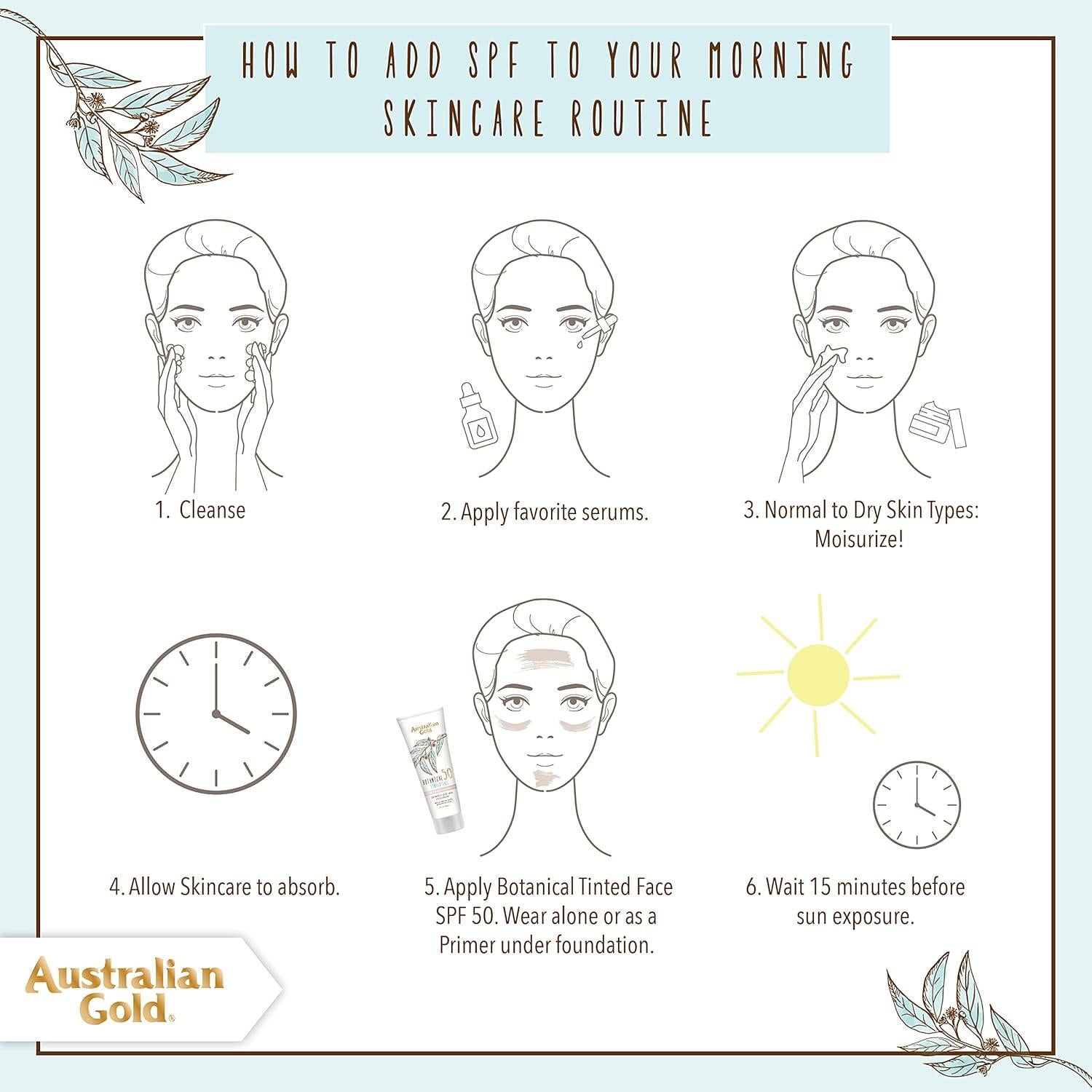 Protector Solar Facial Tinteado SPF 50 Australian Gold 89 ML