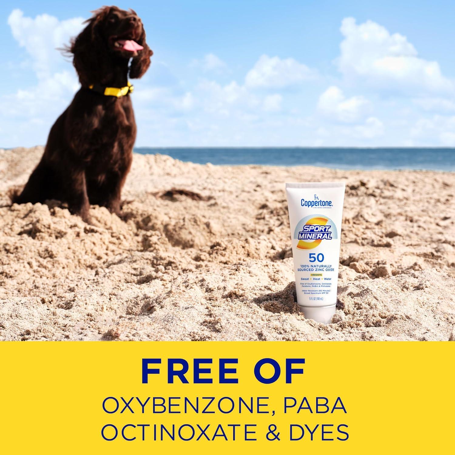 Protector Solar Mineral Coppertone Sport SPF 50 - 148 ml