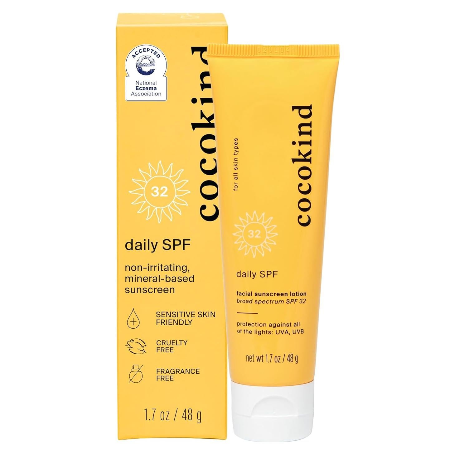 Protector Solar Mineral Cocokind Daily SPF 32 - 50 ml