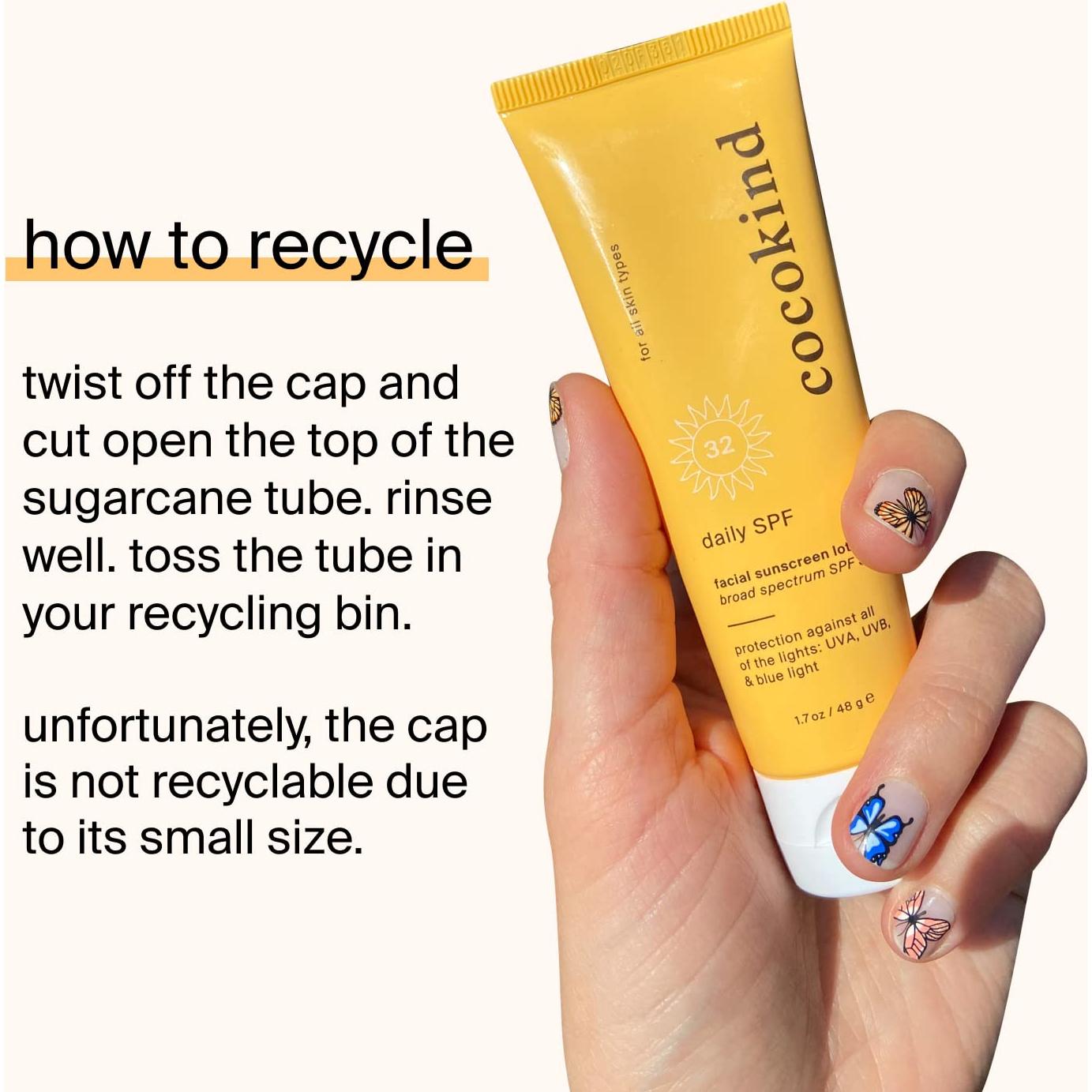 Protector Solar Mineral Cocokind Daily SPF 32 - 50 ml