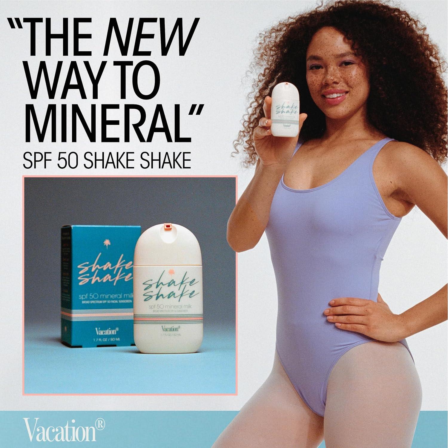 Protector Solar Facial Mineral Vacation Shake SPF 50 - 50 ml