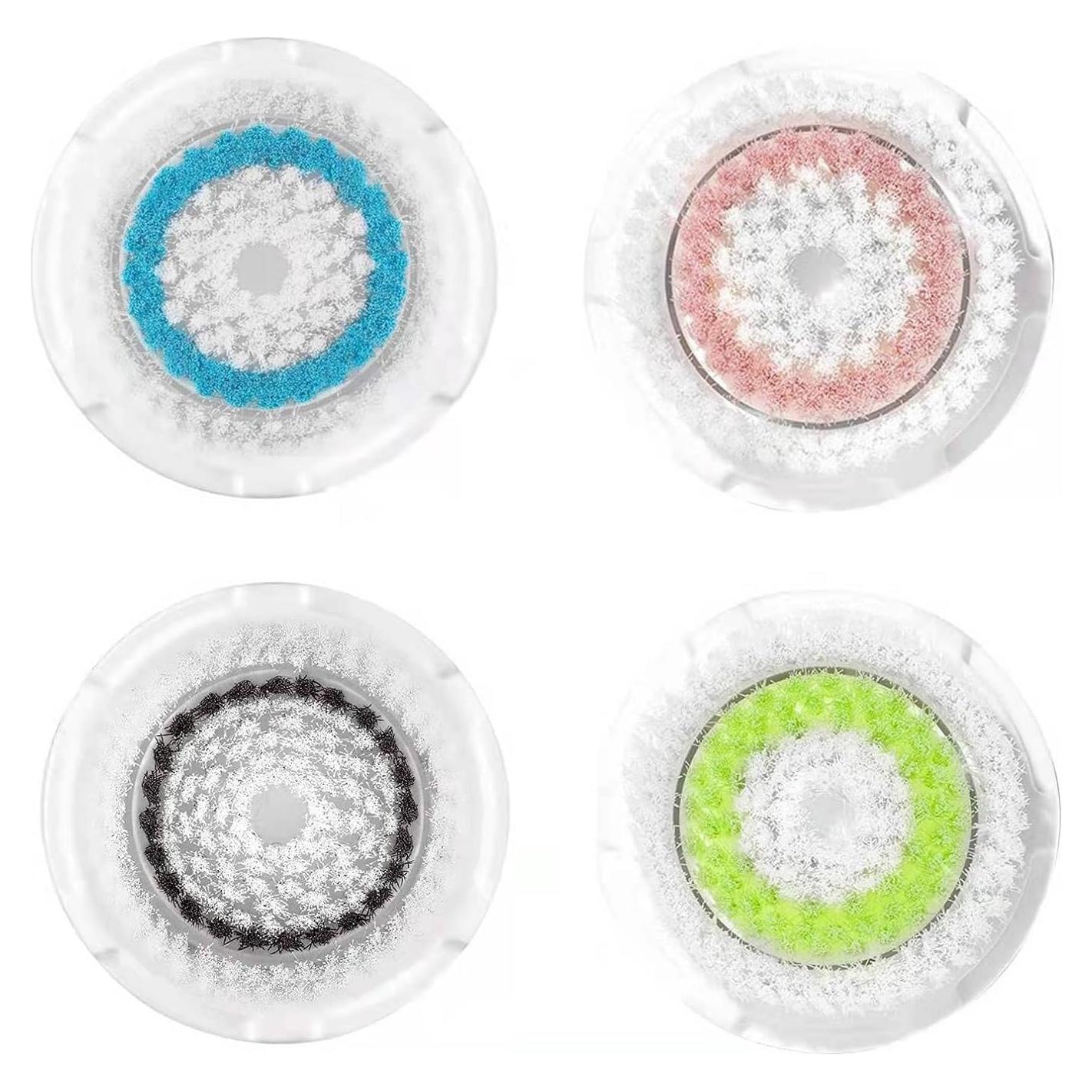 Juego de 4 Cabezas de Reemplazo para Cepillo Facial Clarisonic