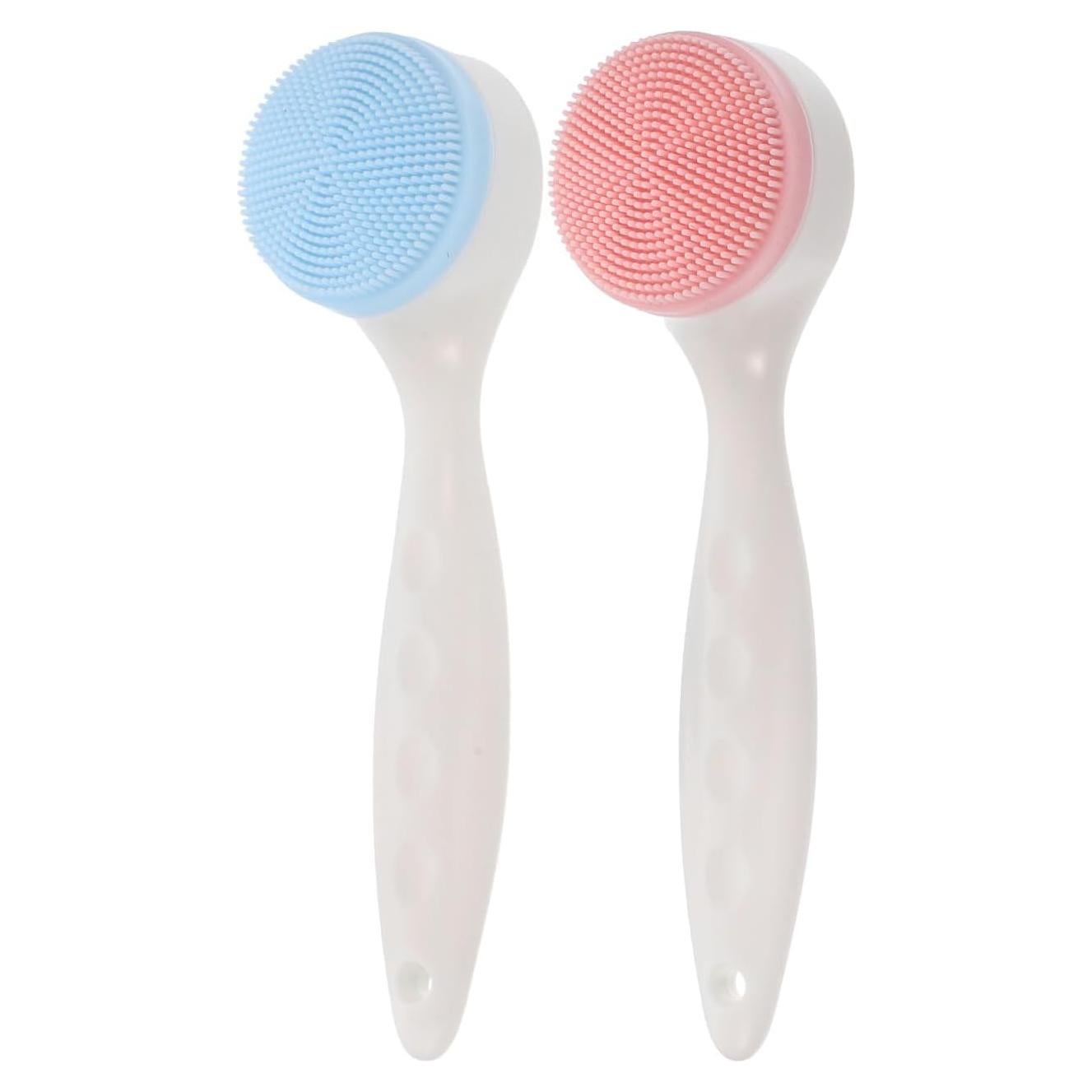 Cepillo Facial de Silicona FOMIYES - Set de 2, 14.5x4.2 cm