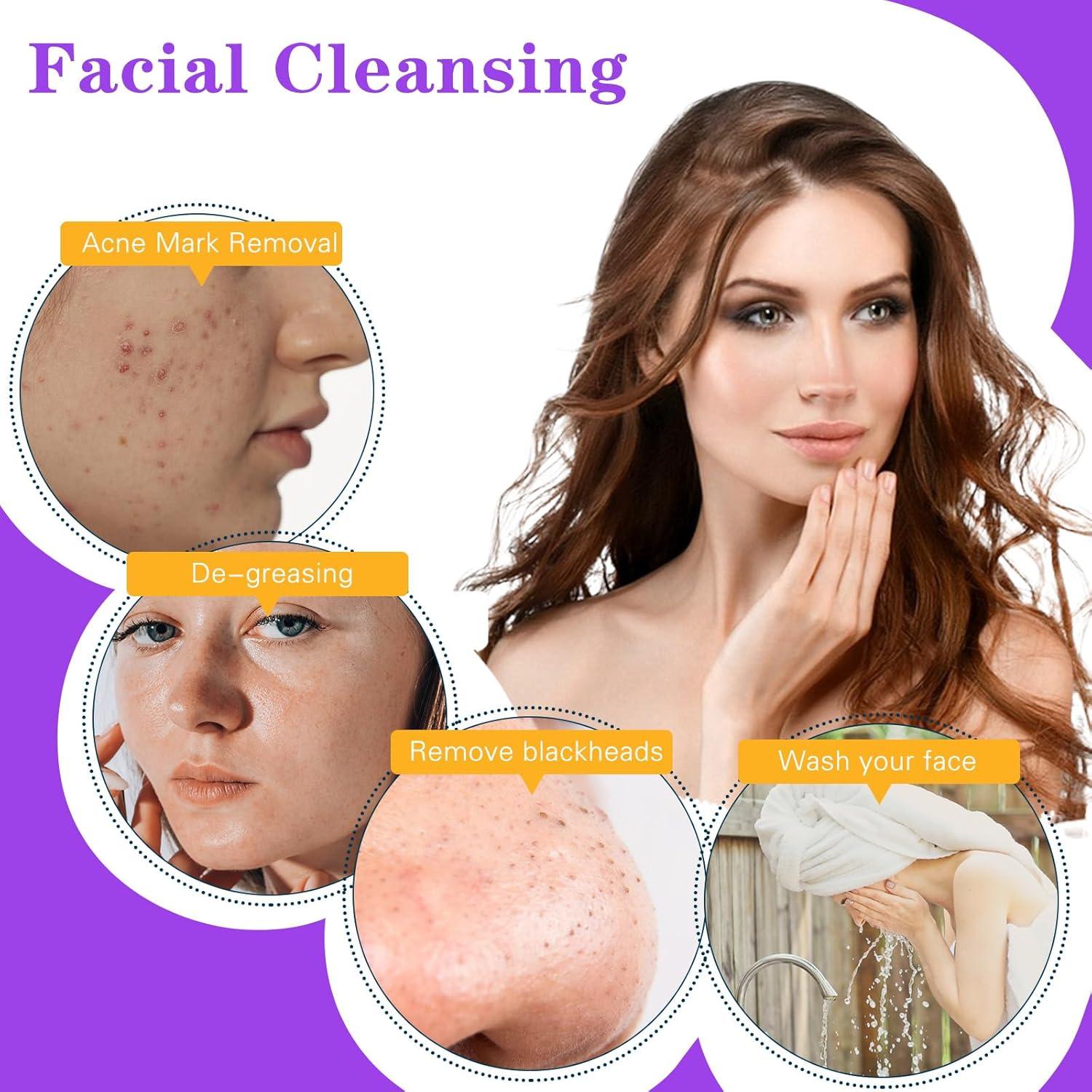 Paquete de 100 Cepillos Faciales de Silicona Suave Zisiueel