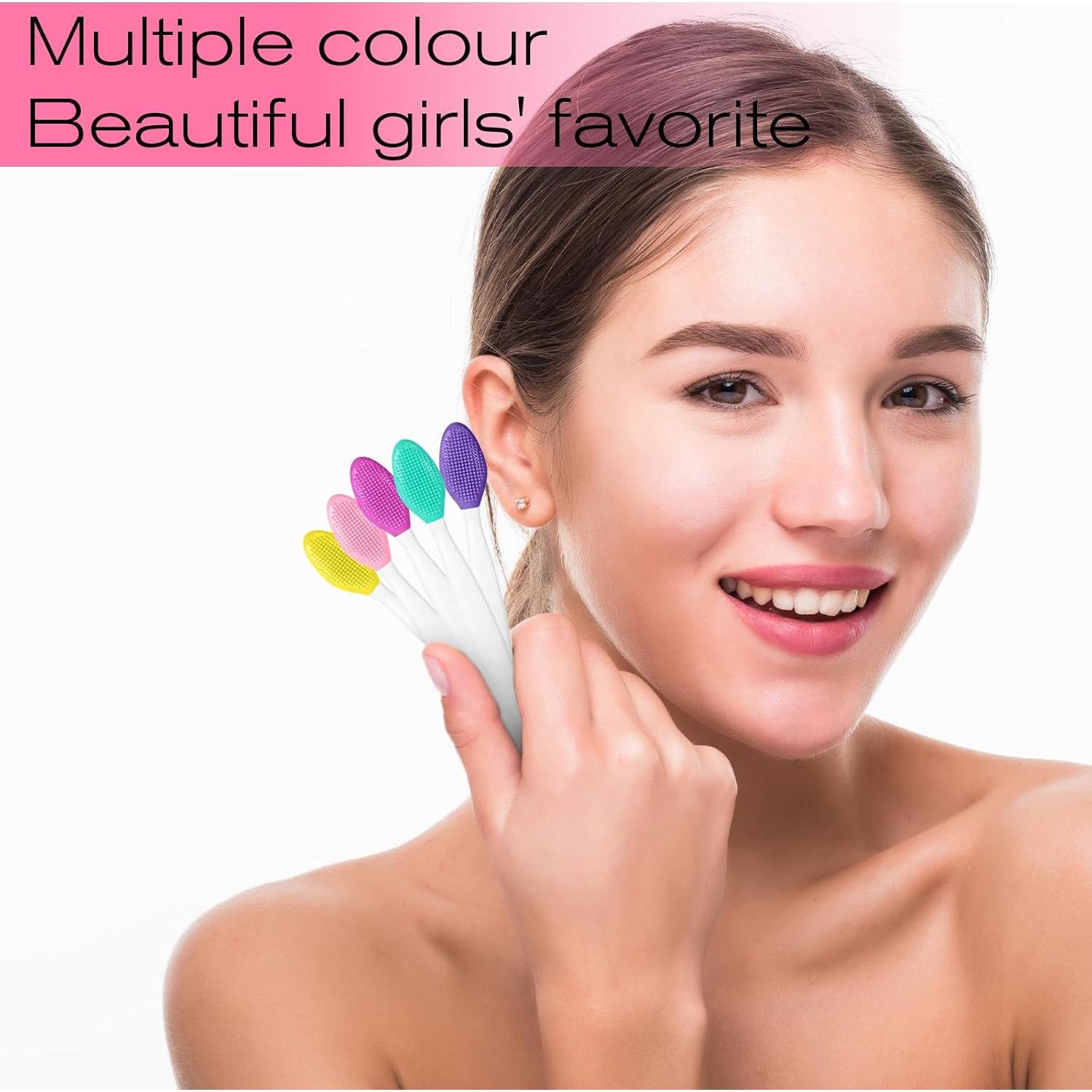 Juego de 10 Cepillos Exfoliantes de Silicona Skrfren