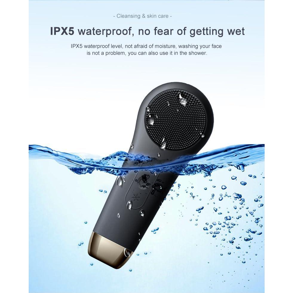 Limpiador Facial Eléctrico Perwin LA2417 - Silicona Impermeable