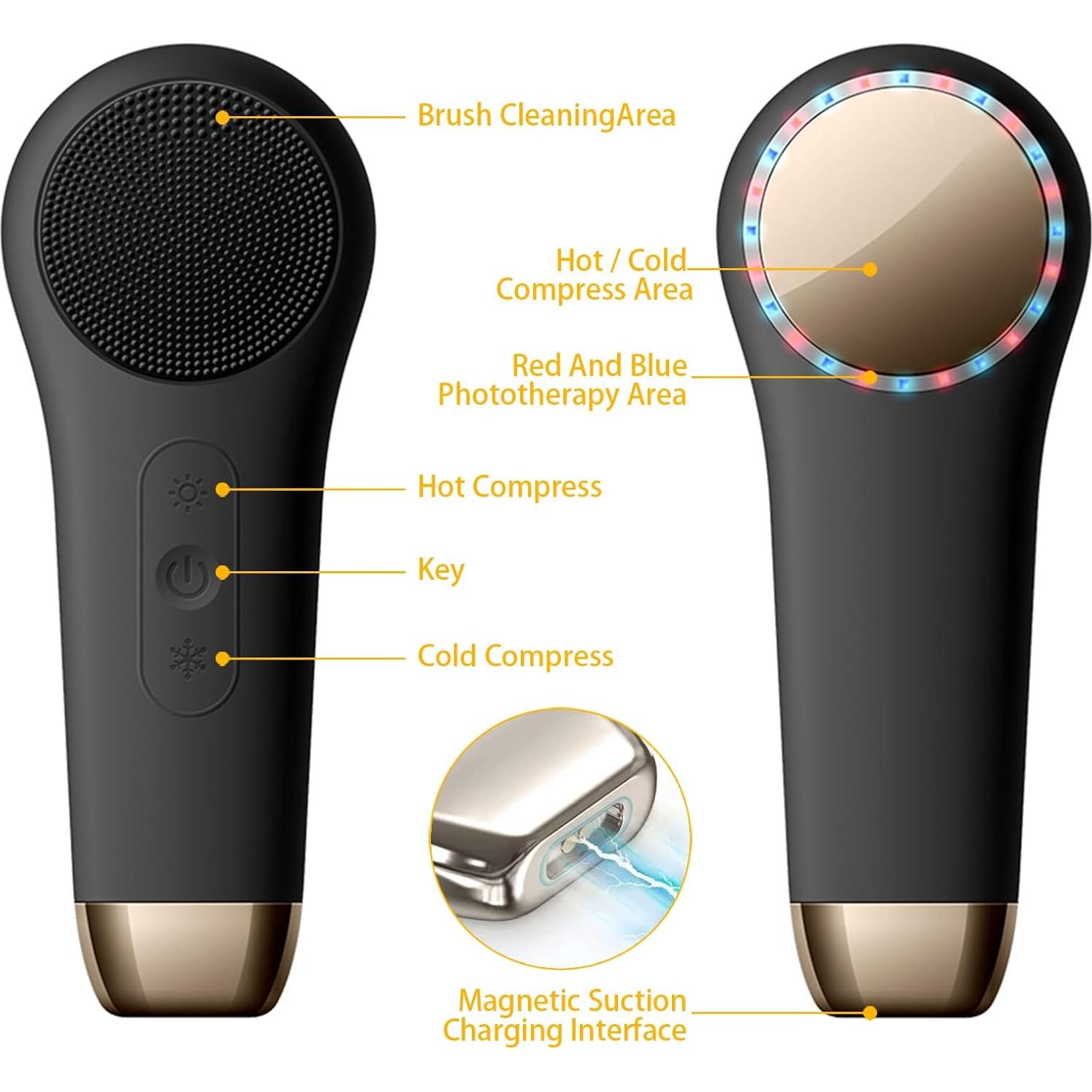 Limpiador Facial Eléctrico Perwin LA2417 - Silicona Impermeable