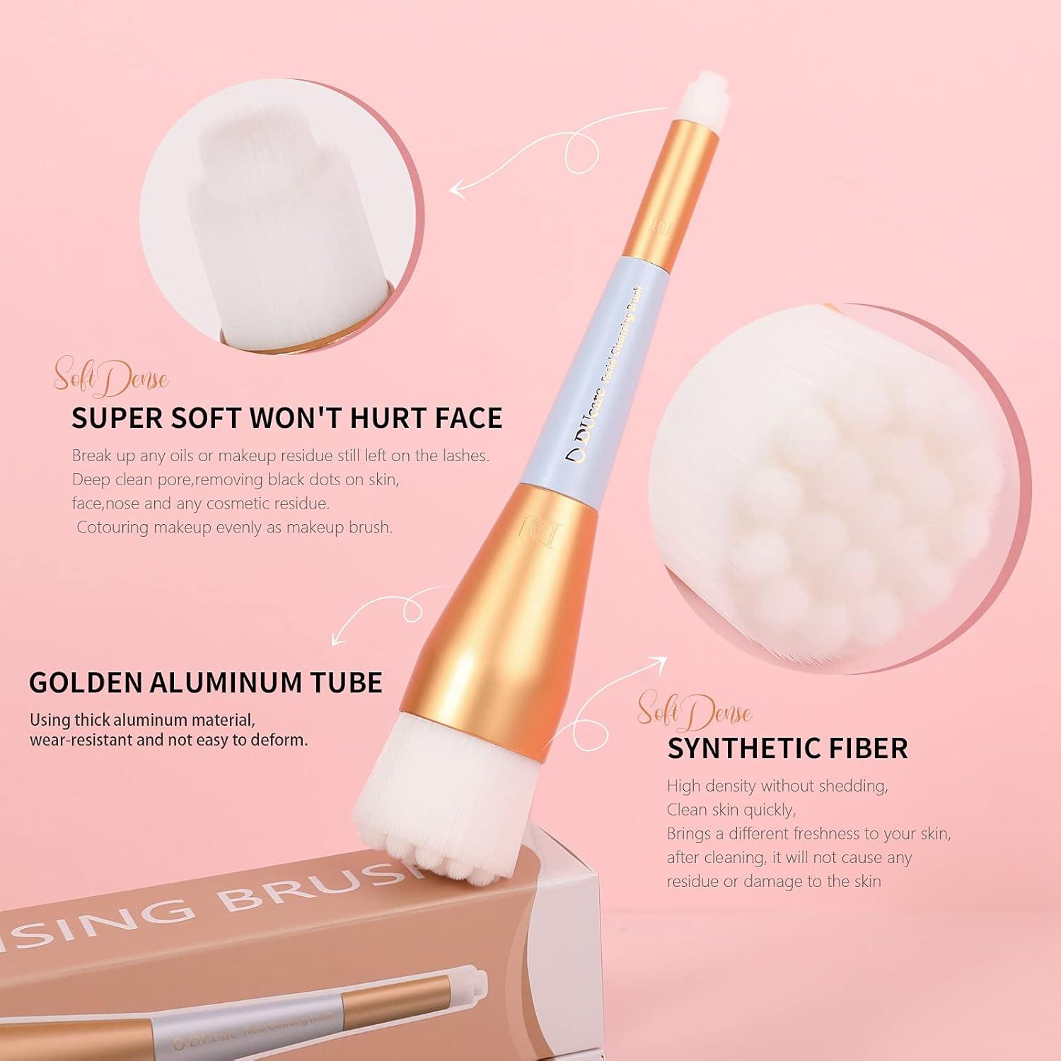 Cepillo Facial Manual DUcare 2 en 1 Doble Cara Suave