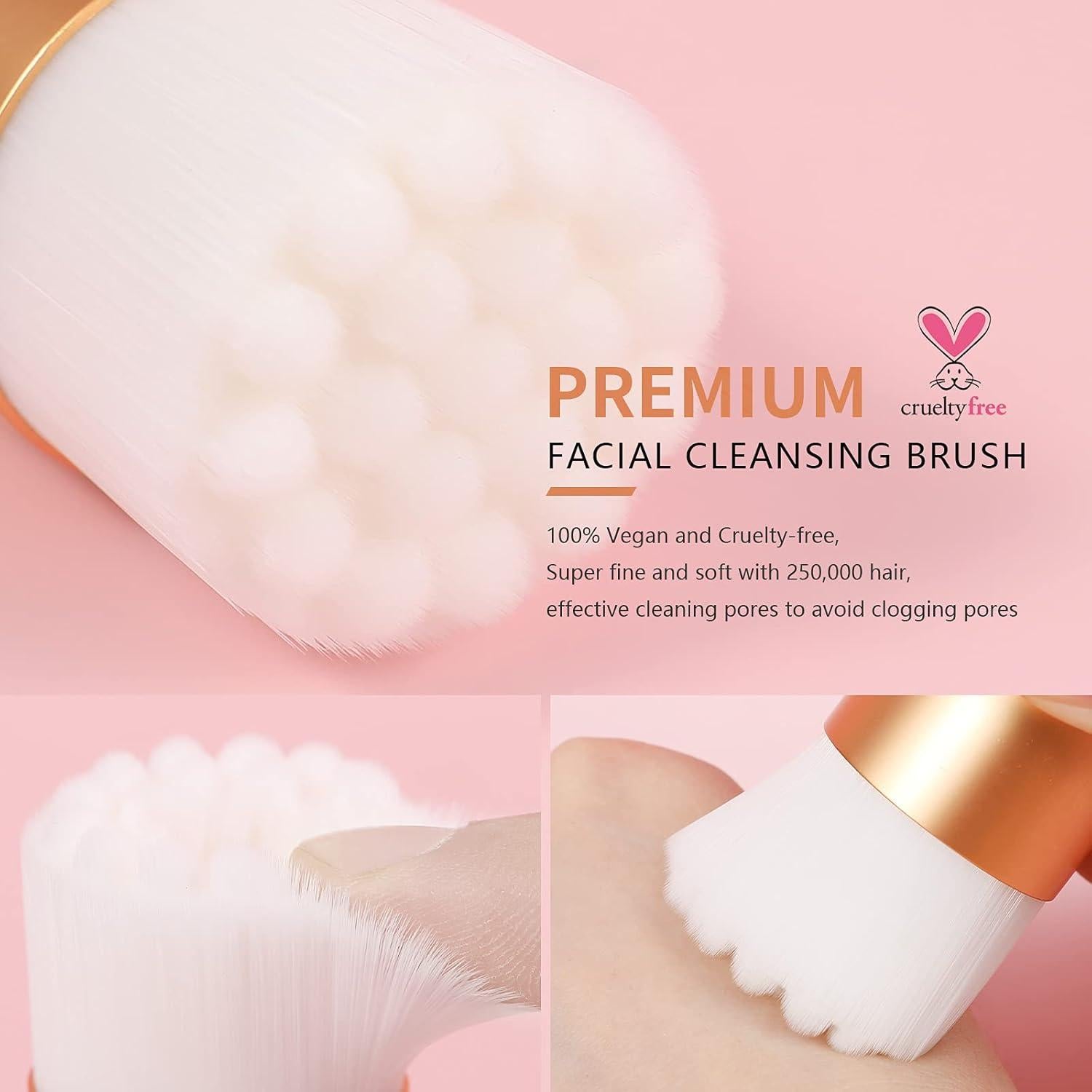 Cepillo Facial Manual DUcare 2 en 1 Doble Cara Suave