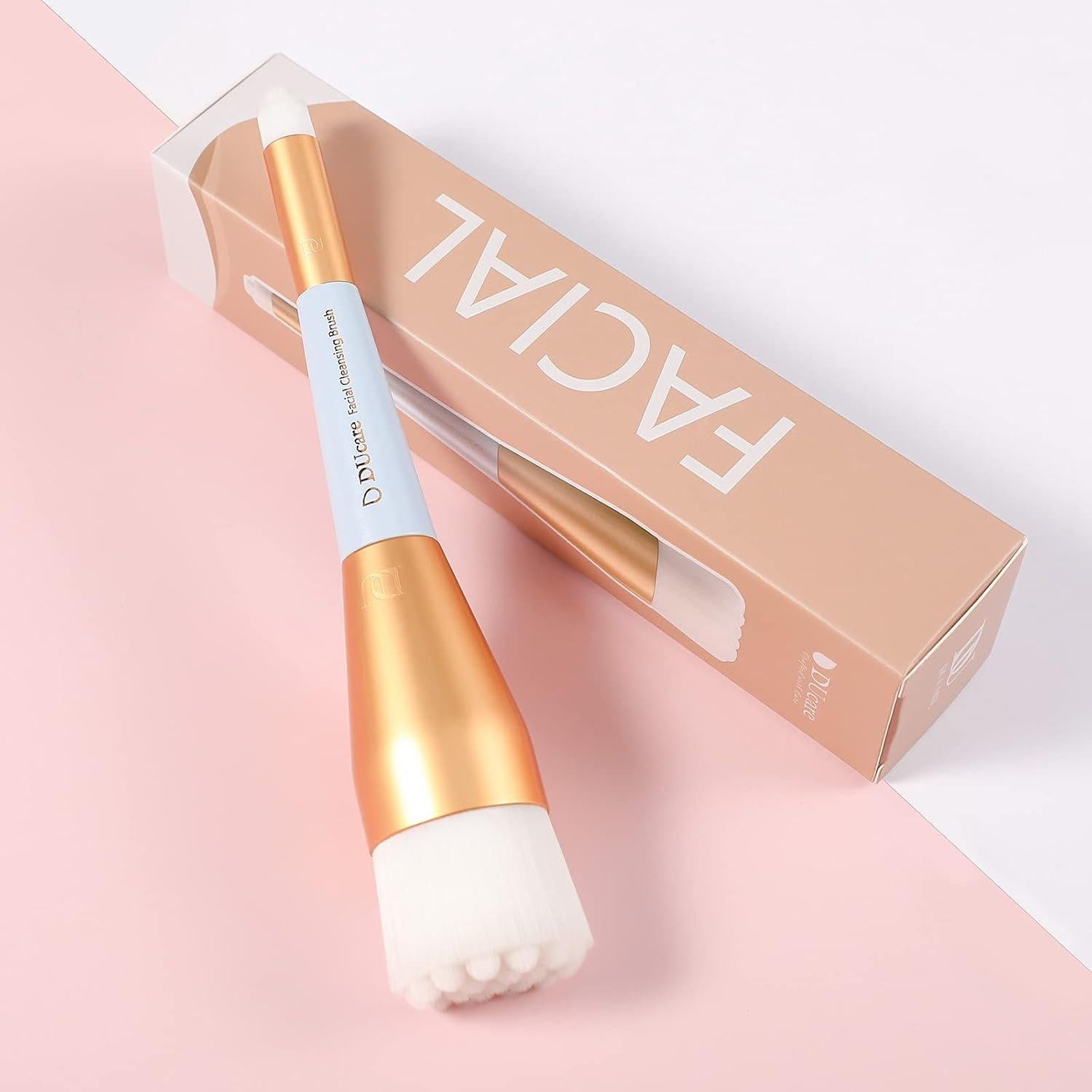 Cepillo Facial Manual DUcare 2 en 1 Doble Cara Suave