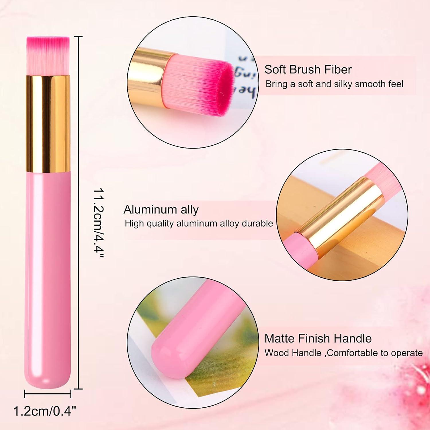 5 Cepillos de Limpieza para Pestañas Dming - Rosa