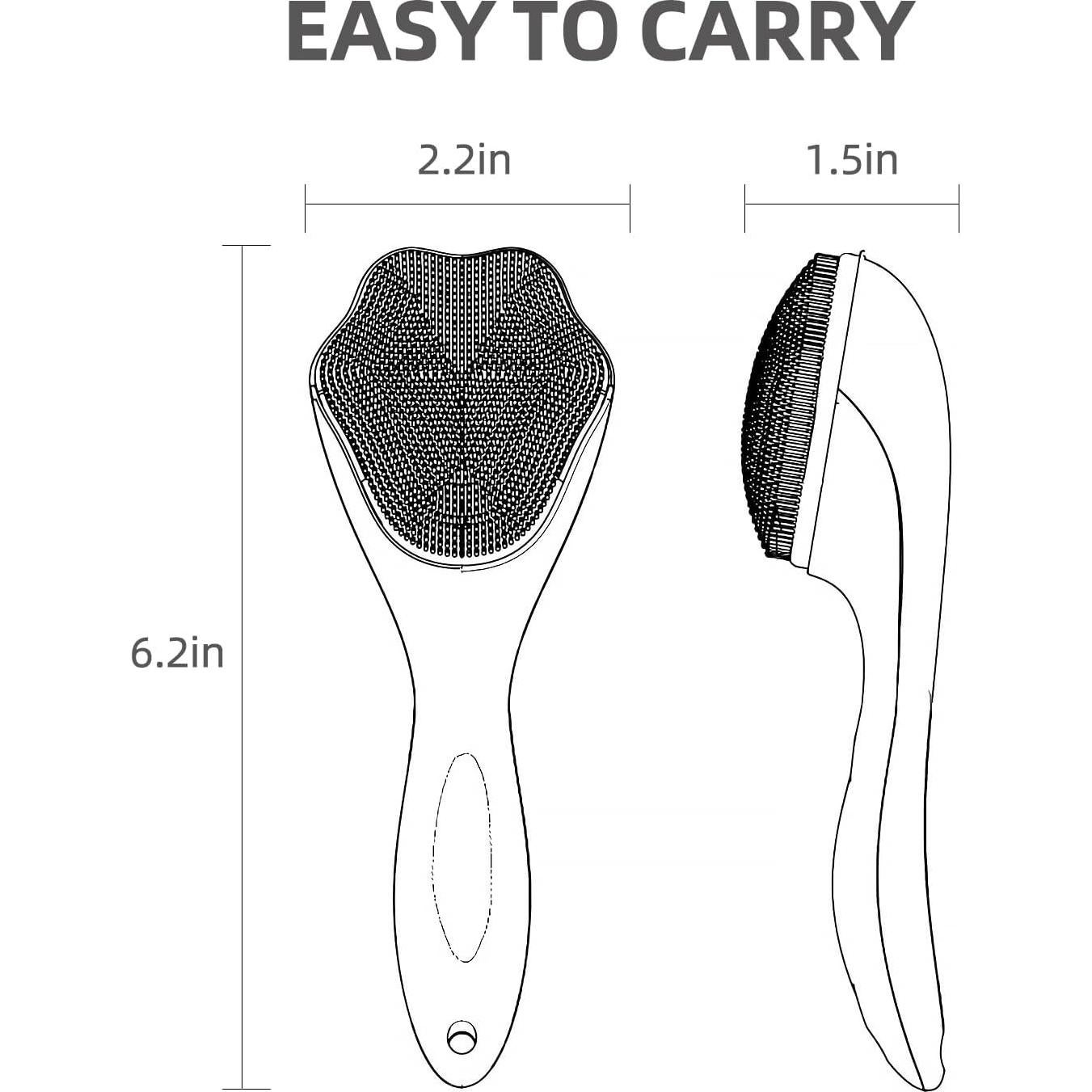 Limpiador Facial de Silicona Flexoria Patita de Gato - 2 Piezas
