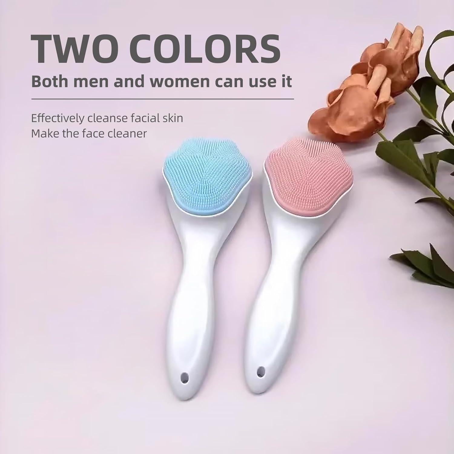 Limpiador Facial de Silicona Flexoria Patita de Gato - 2 Piezas