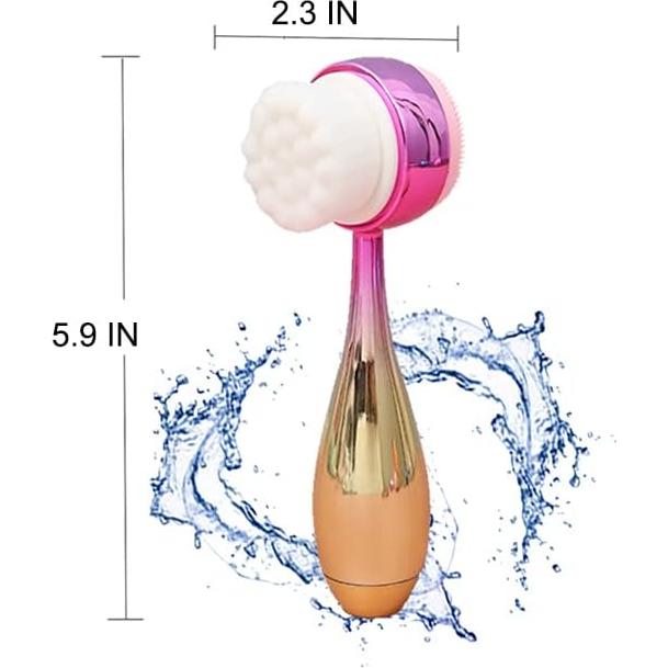 Cepillo Facial 2 en 1 OHES Doble Cara Silicona Suave