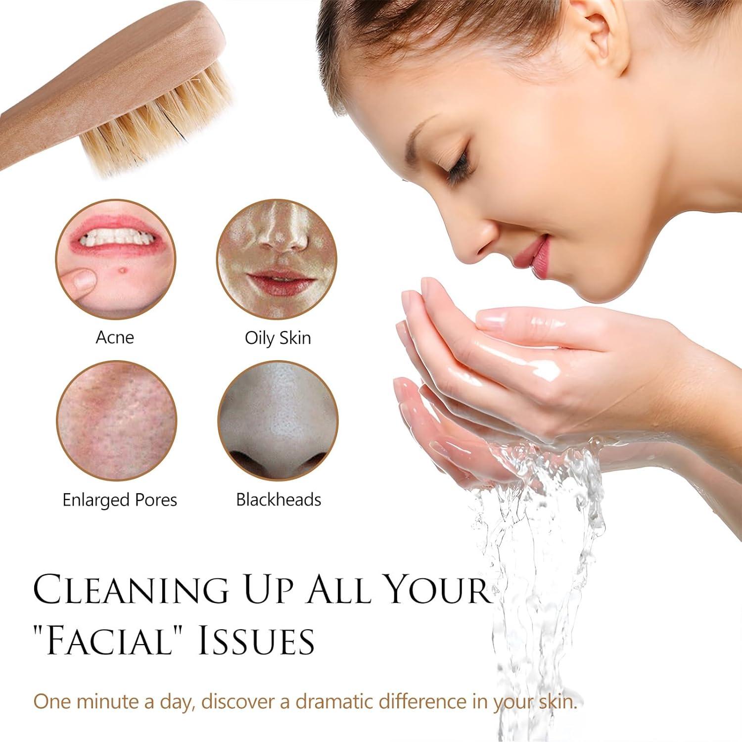 Paquete de 2 Cepillos Secos Mini Kootinn - Exfoliantes Faciales