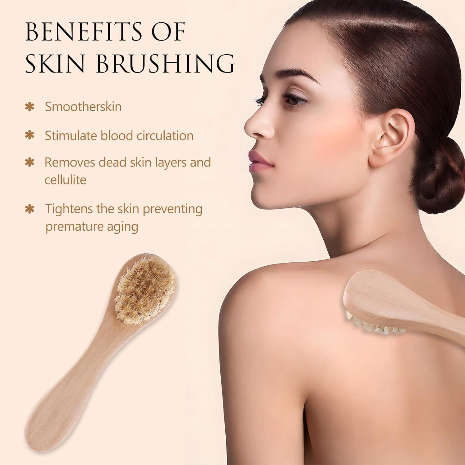 Paquete de 2 Cepillos Secos Mini Kootinn - Exfoliantes Faciales