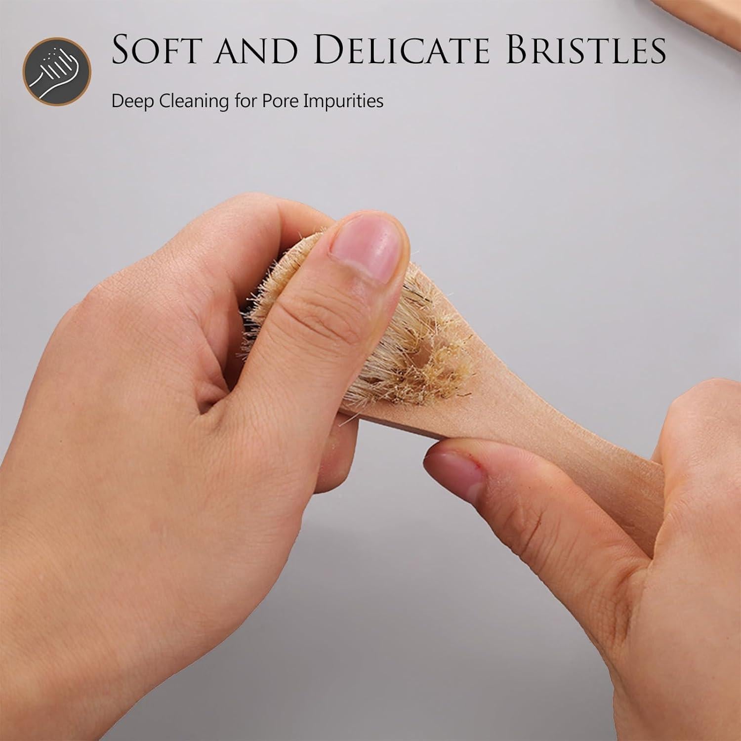 Paquete de 2 Cepillos Secos Mini Kootinn - Exfoliantes Faciales