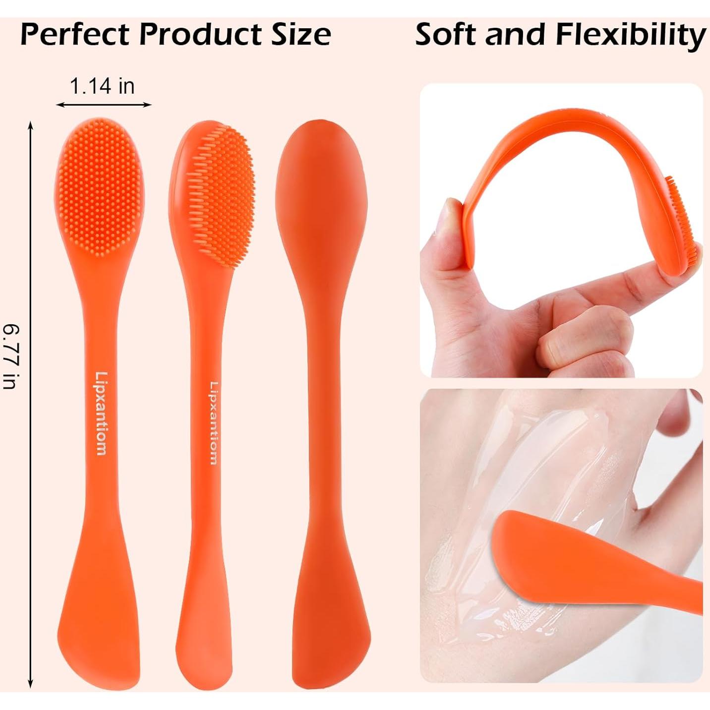 Set de 3 Brochas de Silicona para Mascarillas Lipxantiom