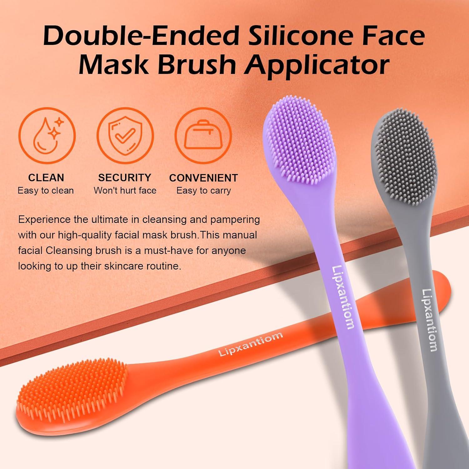 Set de 3 Brochas de Silicona para Mascarillas Lipxantiom