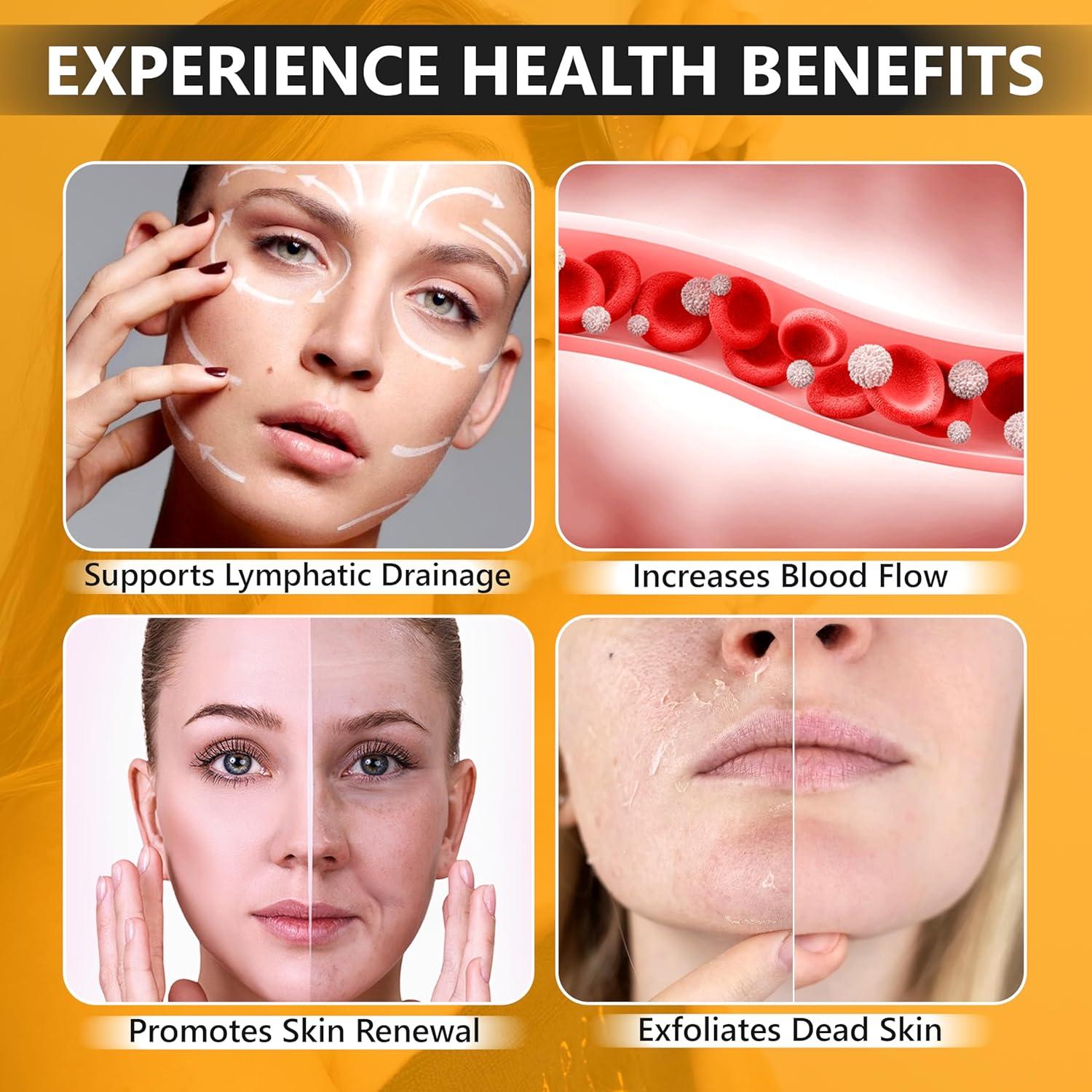 Cepillo Facial Seco Happy Sol - Exfoliante Natural de Madera