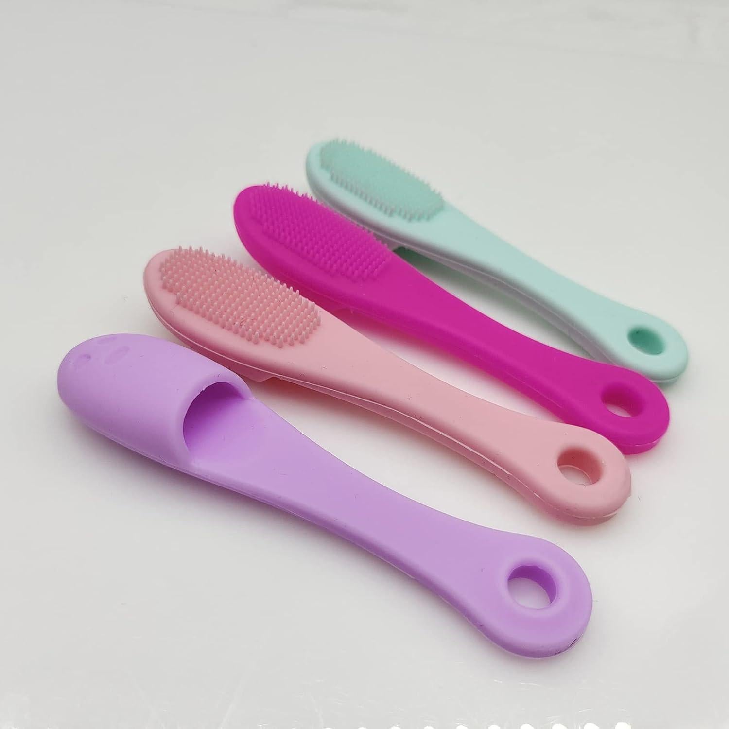 Juego de 5 cepillos de limpieza facial KATPOSIN de silicona