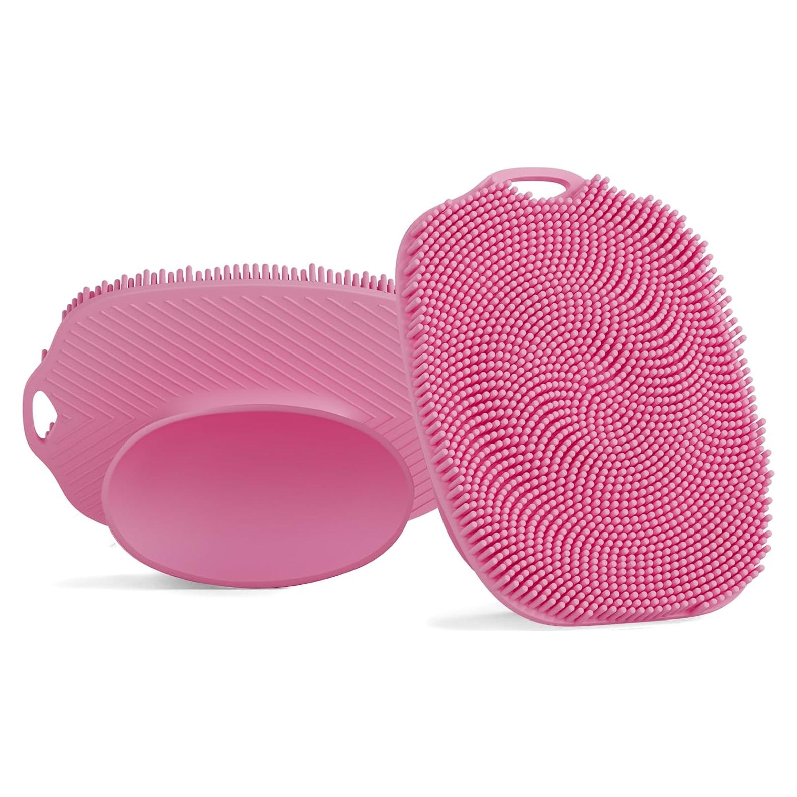 Limpiador Facial de Silicona ARIOSOX 2 PCS Rosa - Exfoliador Suave