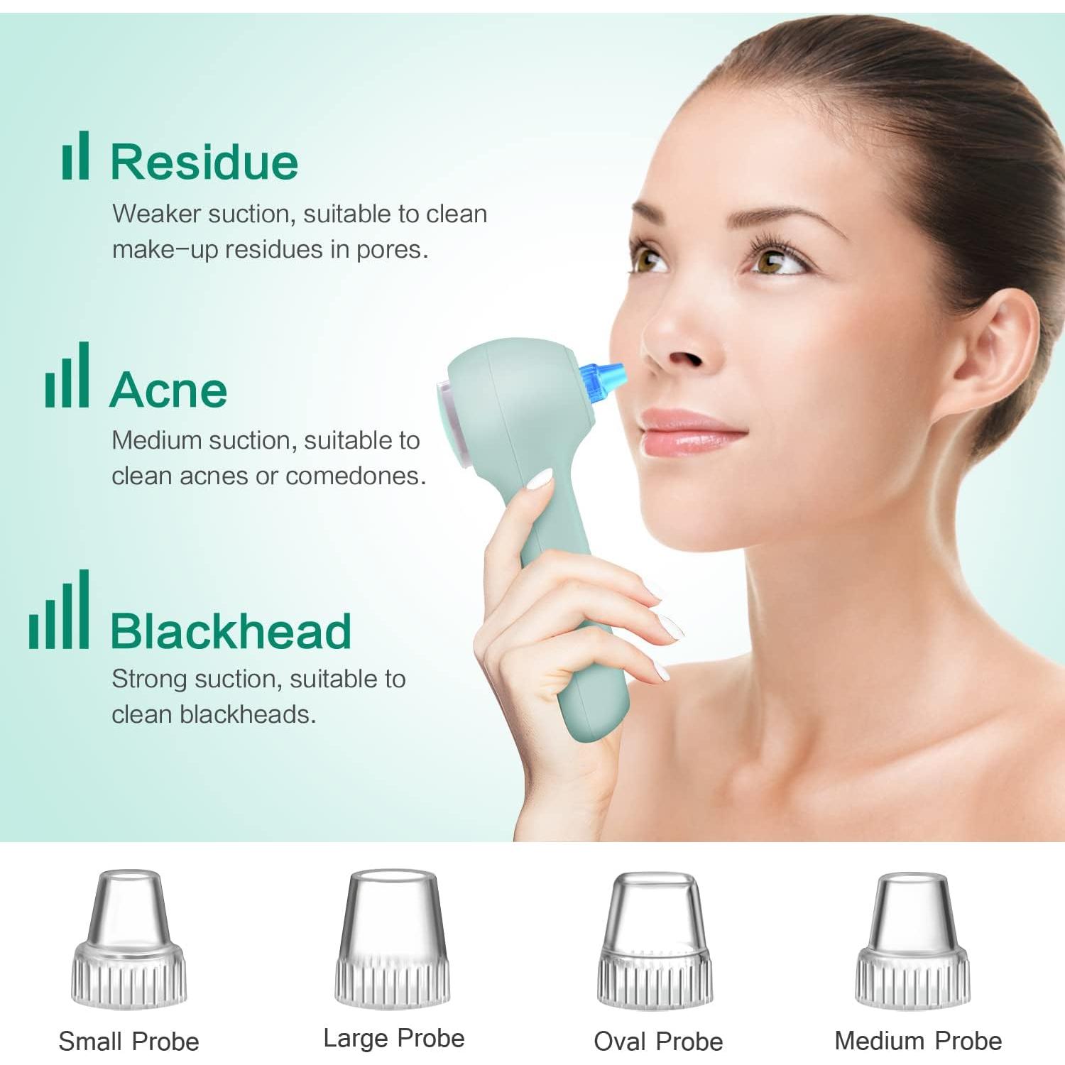 Exfoliador Facial UMICKOO 3 en 1 con Pantalla LCD Verde