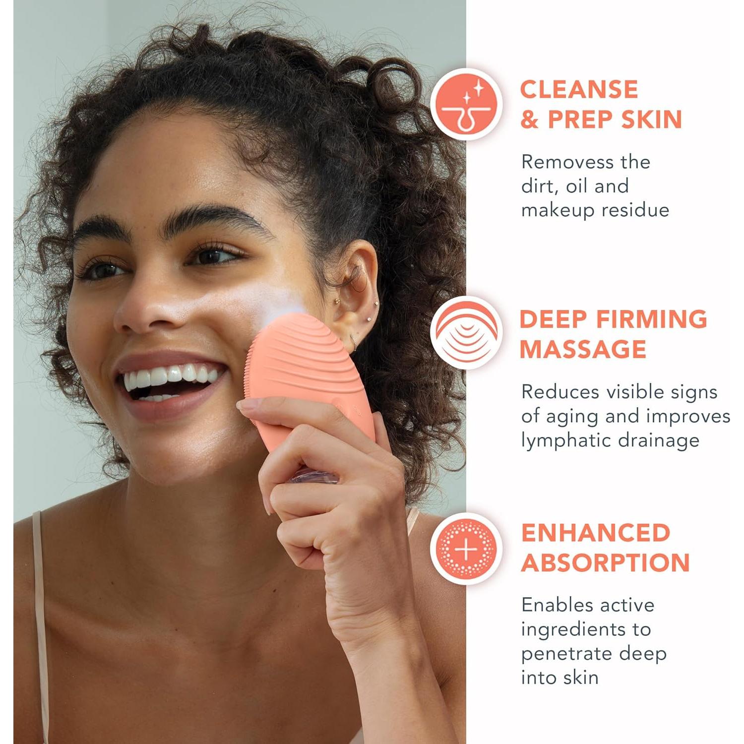 FOREO LUNA 4 Cepillo Limpiador Facial y Masajeador 2 en 1