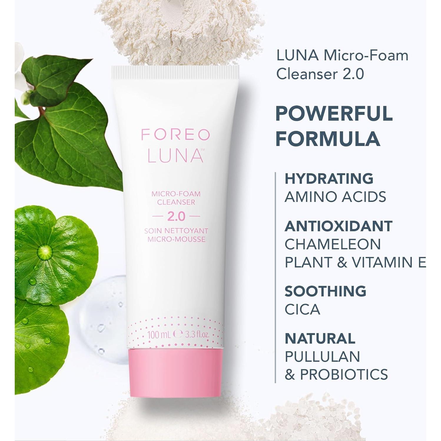 FOREO LUNA 4 Cepillo Limpiador Facial y Masajeador 2 en 1