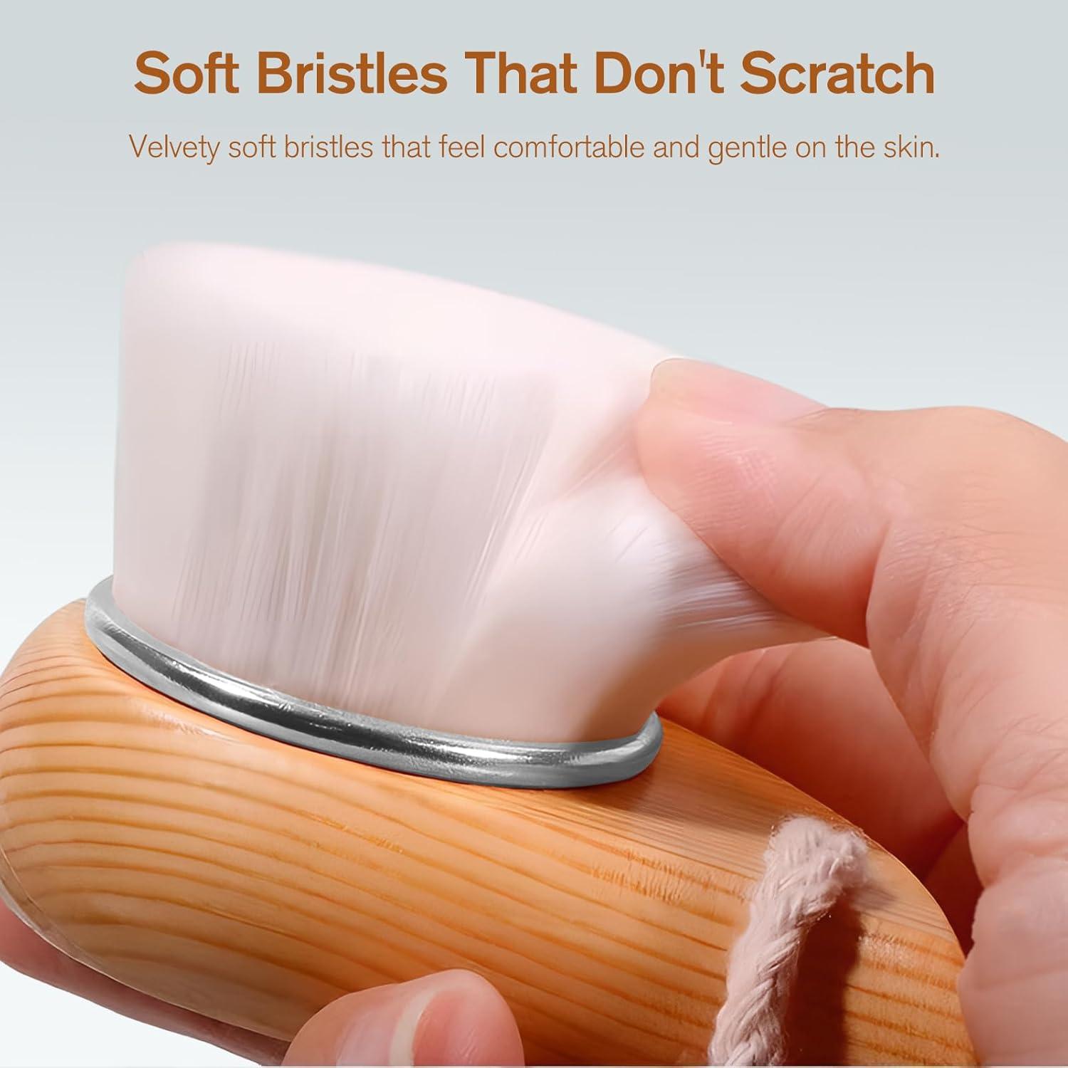 Cepillo Facial Jaasuee con Cerdas Suaves para Limpieza Profunda