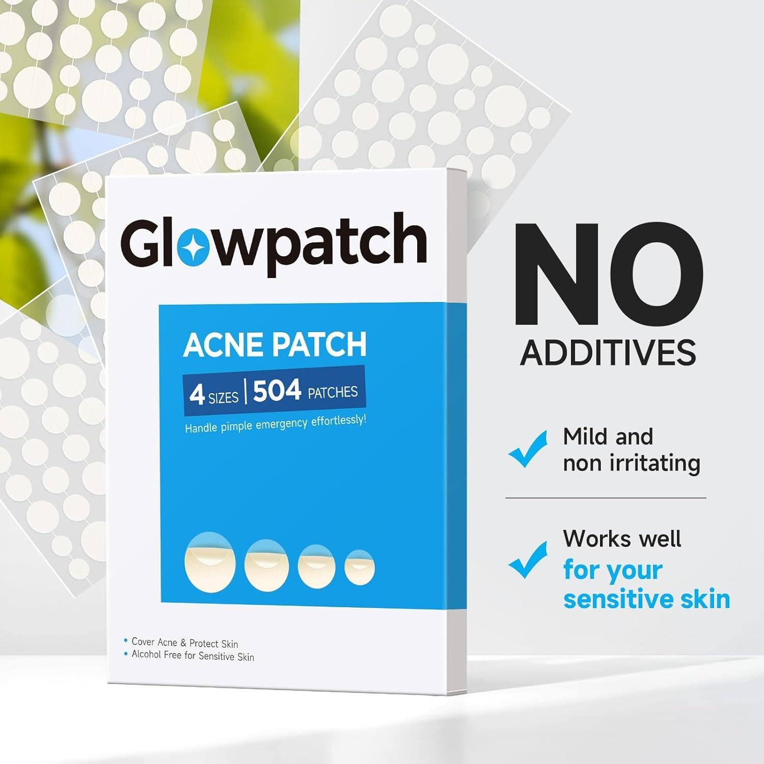 Parche para Granos Glowpatch 504 Unidades Hidrocoloide