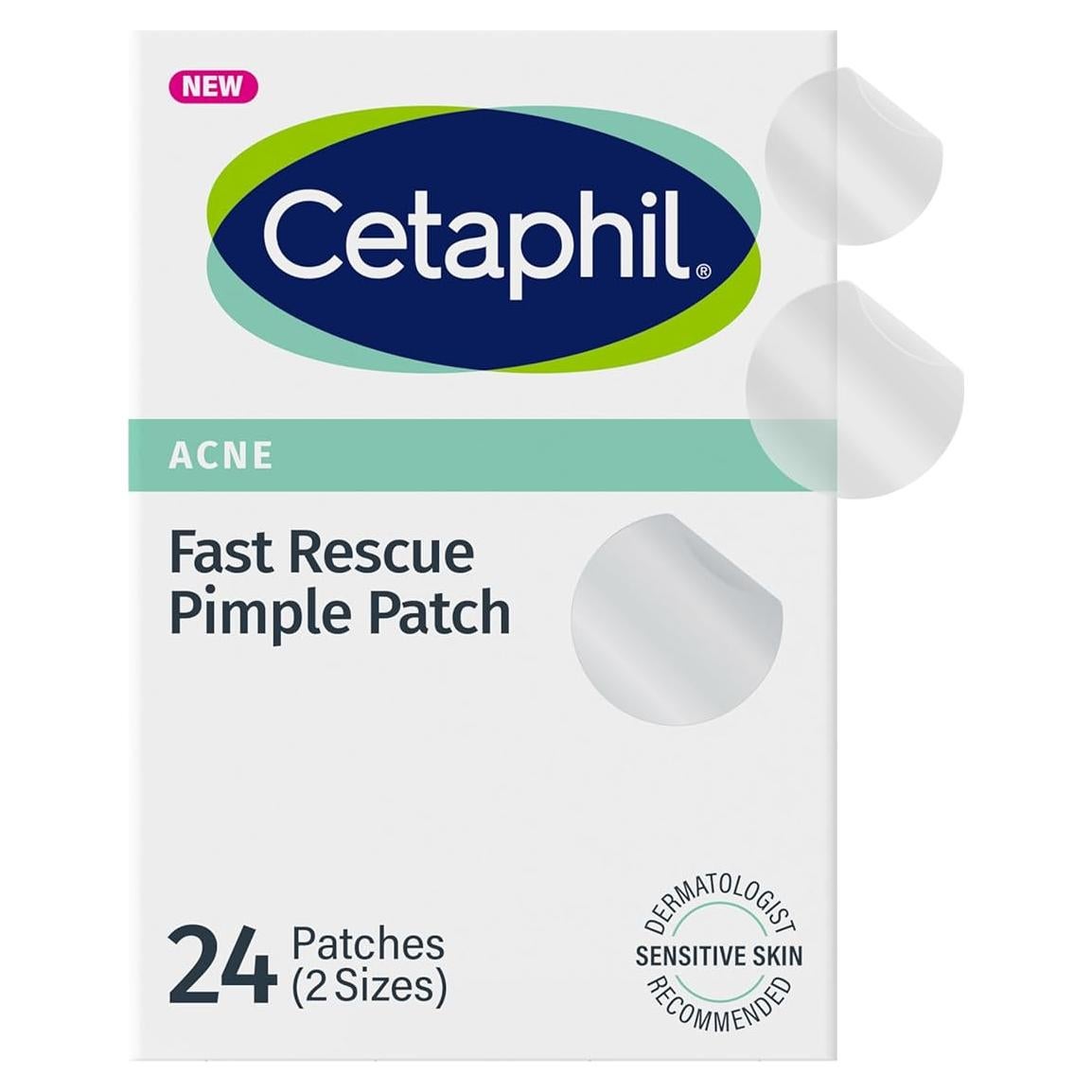 Parche para Acné Cetaphil Rescate Rápido - 24 Unidades